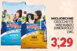 Eté Migliorcane crocchette mini manzo junior pollo offerta