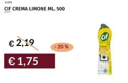 Prezzemolo e Vitale Cif crema limone offerta