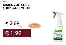 Prezzemolo e Vitale Winni's detergente spray bagno offerta