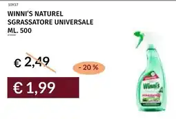 Prezzemolo e Vitale Winni's naturel sgrassatore universale offerta