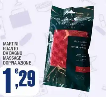 Martini guanto da bagno massage doppia azione