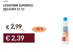 Prezzemolo e Vitale Lysoform superfici delicate offerta