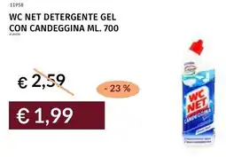 Prezzemolo e Vitale Wc net detergente gel con candeggina offerta