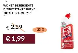 Prezzemolo e Vitale Wc net detergente disinfettante igiene totale gel offerta