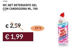Prezzemolo e Vitale Wc net detergente gel con candeggina offerta