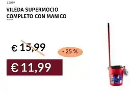 Prezzemolo e Vitale Vileda supermocio completo con manico offerta
