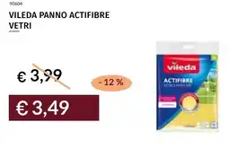 Prezzemolo e Vitale Vileda panno actifibre vetri offerta