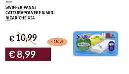 Prezzemolo e Vitale Swiffer panni catturapolvere umidi ricariche x24 offerta