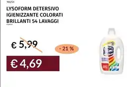 Prezzemolo e Vitale Lysoform detersivo igienizzante colorati brillanti offerta