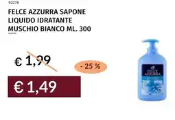 Prezzemolo e Vitale Felce azzurra sapone liquido idratante muschio bianco offerta