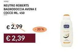 Prezzemolo e Vitale Neutro roberts bagnodoccia avena e cocco offerta