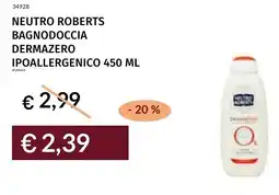 Prezzemolo e Vitale Neutro roberts bagnodoccia dermazero ipoallergenico offerta