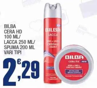 Splendidi e Splendenti Bilba cera HD/Lacca/spuma offerta