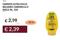 Prezzemolo e Vitale Garnier ultra dolce balsamo camomilla e miele offerta