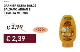 Prezzemolo e Vitale Garnier ultra dolce balsamo argan e camelia offerta