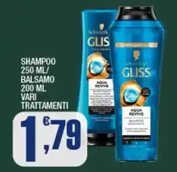 Splendidi e Splendenti Gliss Shampoo/ balsamo offerta