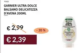 Prezzemolo e Vitale Garnier ultra dolce balsamo delicatezza d'avena offerta