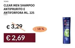 Prezzemolo e Vitale Clear men shampoo antiprurito e antiforfora offerta
