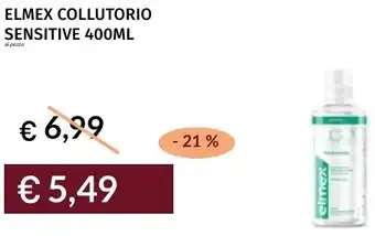 Prezzemolo e Vitale Elmex collutorio sensitive offerta