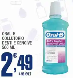 Splendidi e Splendenti Oral-B collutorio denti e gengive offerta