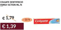 Prezzemolo e Vitale Colgate dentifricio family action offerta