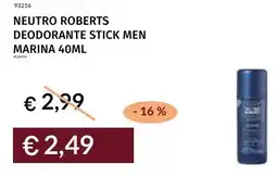 Prezzemolo e Vitale Neutro roberts deodorante stick men marina offerta