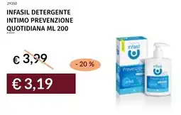 Prezzemolo e Vitale Infasil detergente intimo prevenzione quotidiana offerta