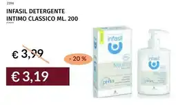 Prezzemolo e Vitale Infasil detergente intimo classico offerta