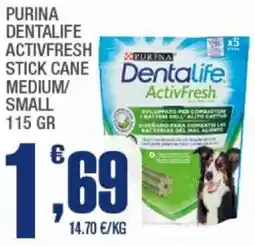 Splendidi e Splendenti Purina dentalife activfresh stick cane PURINA offerta
