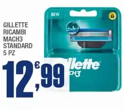Splendidi e Splendenti Gillette ricambi mach3 standard offerta