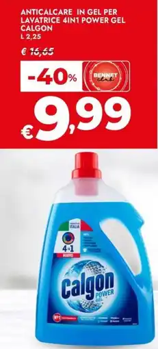Bennet Anticalcare in gel per lavatrice 4in1 power gel CALGON offerta