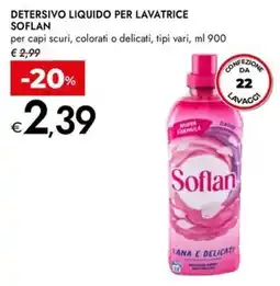Bennet Detersivo liquido per lavatrice SOFLAN offerta