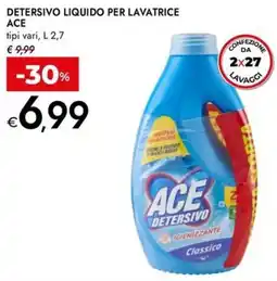 Bennet Detersivo liquido per lavatrice ACE offerta
