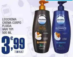 Splendidi e Splendenti Leocrema crema corpo fluida offerta