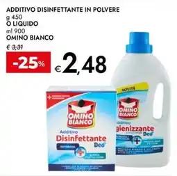 Bennet Additivo disinfettante in polvere o liquido OMINO BIANCO offerta