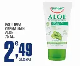 Splendidi e Splendenti Equilibra crema mani aloe offerta