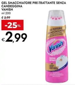 Bennet Gel smacchiatore pre-trattante senza candeggina VANISH offerta