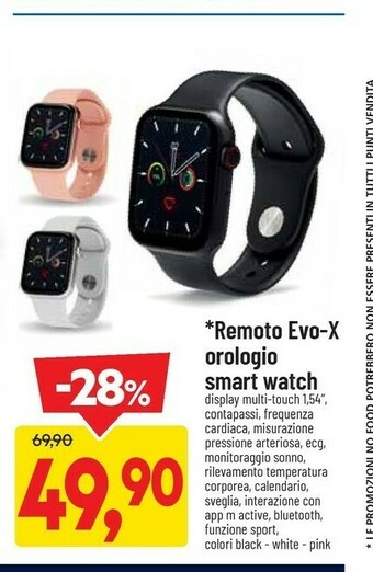 DPiù Remoto evo-x orologio smart watch offerta