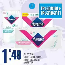 Splendidi e Splendenti Nuvenia pure sensitive proteggi slip offerta