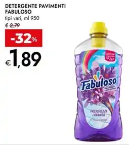 Bennet Detergente pavimenti FABULOSO offerta