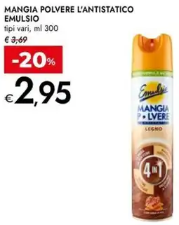 Bennet Mangia polvere l'antistatico EMULSIO offerta