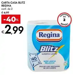 Bennet Carta casa blitz REGINA offerta