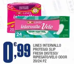Splendidi e Splendenti Lines intervallo proteggi slip fresh disteso/ ripiegato/velo odor offerta