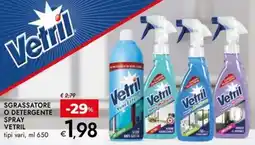 Bennet Sgrassatore o detergente spray VETRIL offerta
