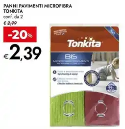 Bennet Panni pavimenti microfibra TONKITA offerta