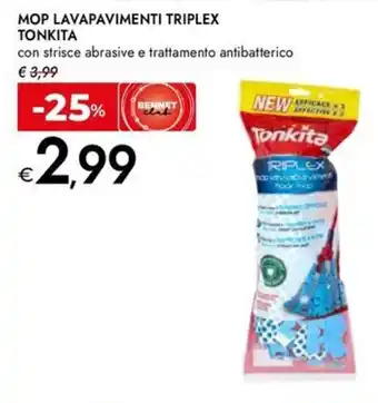 Bennet Mop lavapavimenti triplex TONKITA offerta