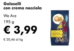 NaturaSì Goloselli con crema nocciola We Are offerta