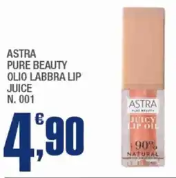 Splendidi e Splendenti Astra pure beauty olio labbra lip juice N. 001 offerta