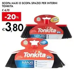 Bennet Scopa maxi o scopa spazio per interni TONKITA offerta