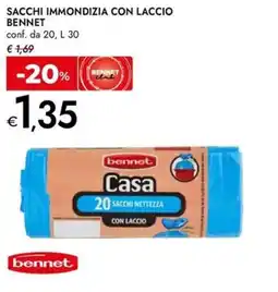 Bennet Sacchi immondizia con laccio BENNET offerta